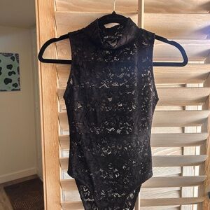 Zara Black Lace Bodysuit